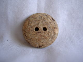 コルクボタン 2cm 二つ穴ボタン