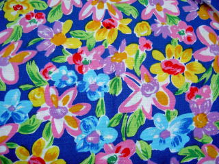 はぎれ フラワープリントハギレ