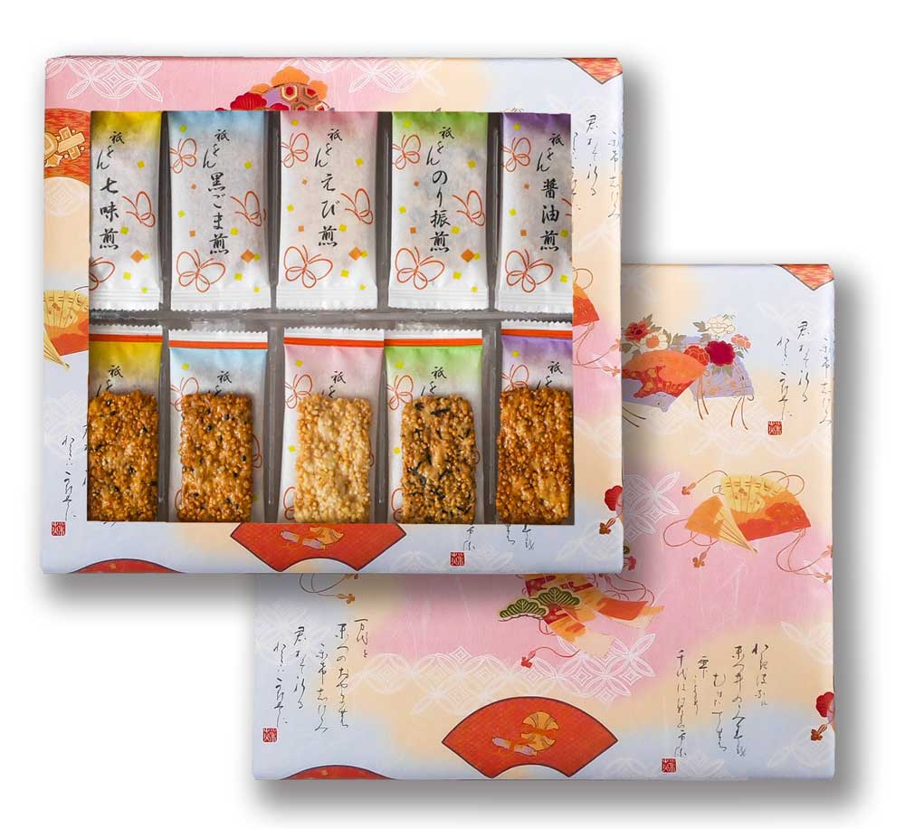 お歳暮 ギフト 2025 個包装| 京の薄焼き煎餅『祇園煎』(30枚入) |おかき せんべい 詰め合わせ お歳暮 御歳暮 お年賀 京都 祇園 萩月 内祝い 法人...