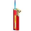 葉巻ライター ターボライターガスライター 亜鉛合金材質 おしゃれデザイン小型軽量持ち運びやすい防風防水青炎 ライター ギフト箱付き