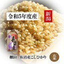 新潟 魚沼コこしひかり玄米3kg/棚田米 令和5年度米 【送料無料】魚沼産こしひかり 棚田米 新潟産 こしひかり 棚田米 幻の米 沢水育ち 送料無料 新潟県産 お取り寄せ 米 農家直送 ギフト 贈り物 喜ばれる 産地直送 甘くてツヤツヤ ブナ林 1