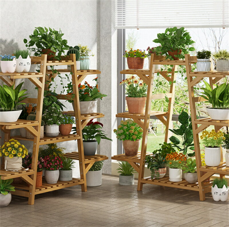 多段式 フラワースタンド プランター スタンド ガーデンラック 花台 植木鉢台 防錆 防食 収納ラック 簡..
