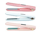 ヘアアイロン コードレス ストレート ミニ ヘアアイロン ストレートアイロン 持ち運び便利 USB充電式 ヘアアイロン ストレート カール 2way 前髪 両用 3段階温度調節 男女兼用 コンパクト 軽量 家庭/旅行用 充電式ヘアアイロン