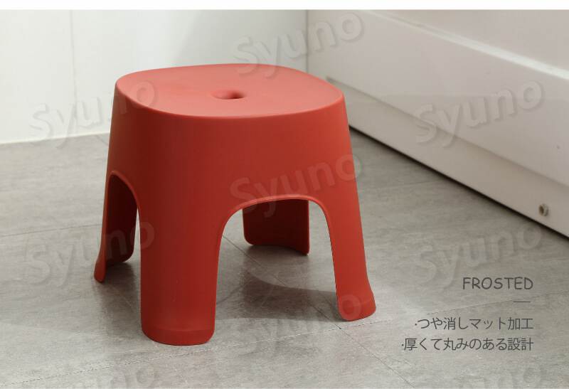 お買い物マラソン【P5倍】☆風呂椅子 風呂いす 風呂イス バスチェア お風呂 椅子 24cm セット おしゃれ 高め 洗いやすい 介護 コの四角い座面 滑り止め加工され、安定感があって、床に傷がつきにくい