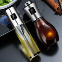 2本セット オイルスプレー オイルボトル 100ml 200ml オイルミスト 霧吹き ガラス製 油 醤油調味料 アルコール 酢適用 オイルスプレー 料理用 ス...
