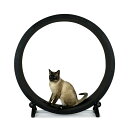 キャットホイール 回し車 省スペース 低騒音 キャットタワー 猫ホイール ランニングマシーン 猫 運動不足解消 ダイエット ストレス解消 ストレス発散 運動不足...