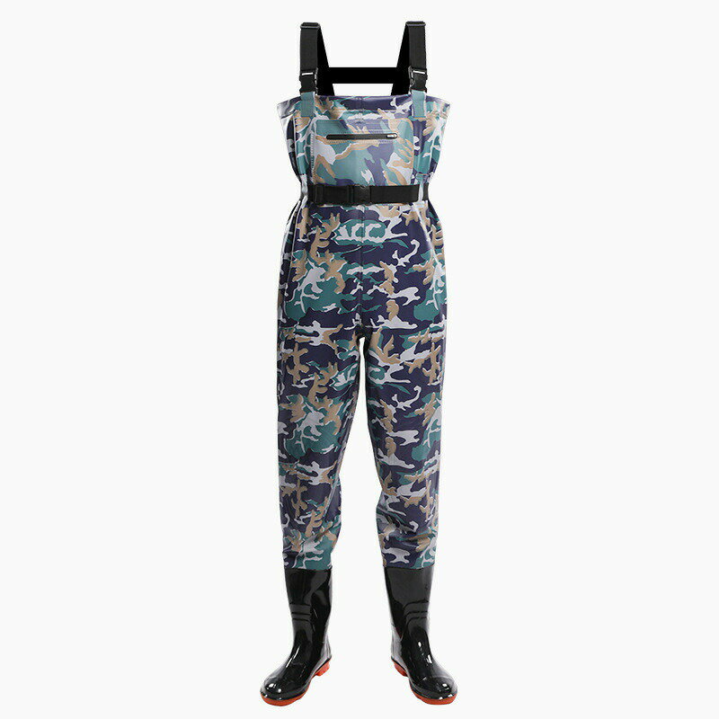 ウェーダー チェストハイウェーダー 防水 釣り PVCウェーダー 大雨 防災 対策 胴付き長靴 全5サイズ