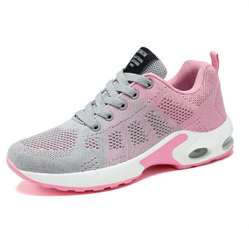ランニングシューズ レディース スニーカー 軽量 通気性 ウォーキングシューズ エアー クッション 滑り止め ジョギング トレーニング フィットネス 通学 通勤
