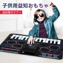 お買い物マラソン【P5倍】DJ音楽ケット おもちゃ こども 音楽再生 電池式 知育玩具 24つの鍵 音楽マット 8種楽器 録音 再生 90×70cm 大きいサイズ 子供 子ども 音楽 玩具 楽器 演奏 知育 教育 子どもの日 プレゼント ギフト 贈り物 贈りもの 男の子 女の子 オモチャ(3)