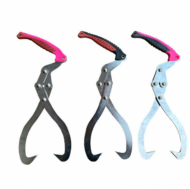 丸太トング 30cm リフティングトング 300mm 薪割り 薪ストーブアクセサリー アウトドア アウトドア 丸..