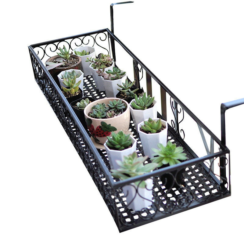 Flower Stand - シンプルフラワースタンド ガーデンラック 吊り下げ フラワーラック 園芸ラック 植物棚 多肉植物 棚 ベランダ 植木鉢スタンド