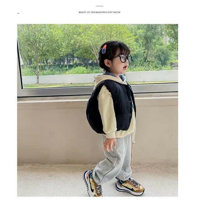 中綿ダウンベスト 女の子 男の子 韓国子供服 ベスト 秋冬 厚手 あったか おしゃれ 可愛い キッズ カジ..