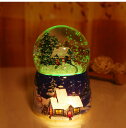 クリスマスオルゴール スノードーム 音楽付き LED 発光 オルゴール クリスマス装飾 水晶玉 冬の風景 置物 可愛い オシャレ クリスマス飾り クリスマスデコ...