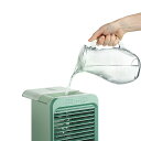 2023年最新モデル【送料無料】 氷INで超涼しい 冷風機 冷風扇 ミスト 3段階風量調節 3つモード 冷却 加湿 抗菌 卓上 扇風機 スポットクーラー クーラ...