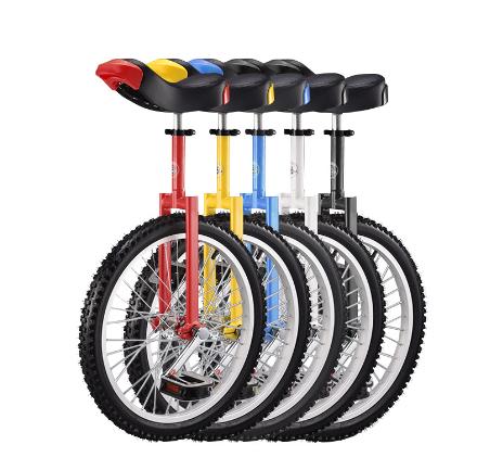 一輪車 子ども用 コンペティション 16/18/20インチ子供スタンド付 バランス運動 組み立て式 ユニサイクル 競技用 スポーツ バランス感覚