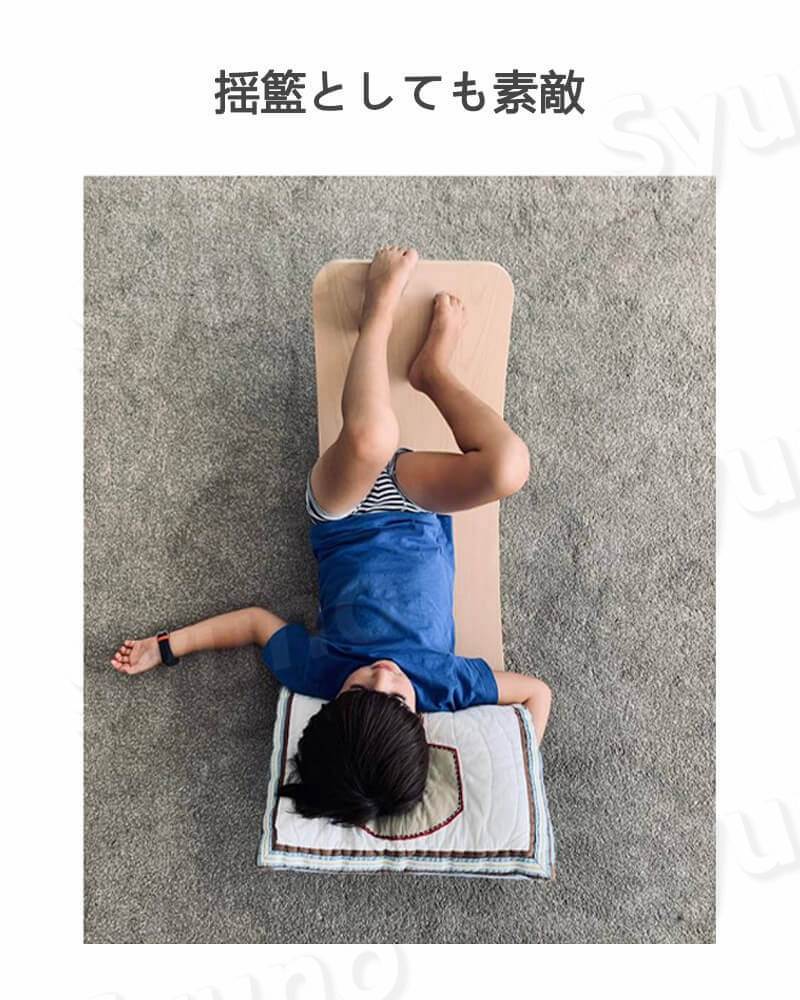 Syunoのお買い物マラソン【P5倍】安全 木のバランスボード 0歳から 自然素材 子ども用 室内遊具 すべり台 アスレチック ヨガ 体幹 室内運動おもちゃ 在宅勤務 ストレッチ まちかど情報室 誕生日プレゼント｜アングル3