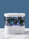 LEDライトフィルターポンプ付き水槽セットアクアリウム コードレス 水族館 オーナメント 自由研究 LED照明 水槽 セット卓上 玄関 リビング LEDランプ ...