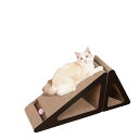 猫用爪とぎ スタンドタイプ ダンボール 猫 つめとぎ 爪とぎ 爪研ぎ 猫おもちゃ 段ボール 鈴付き 猫スクラッチャー ダンボールガリガリ 大型 中型 小型 三角つめとぎ 猫ハウス 猫ベッド 家具保護 運動不足解消 三角型 ボール付き 耐久性 耐磨耗性 退屈解消 ストレス解消