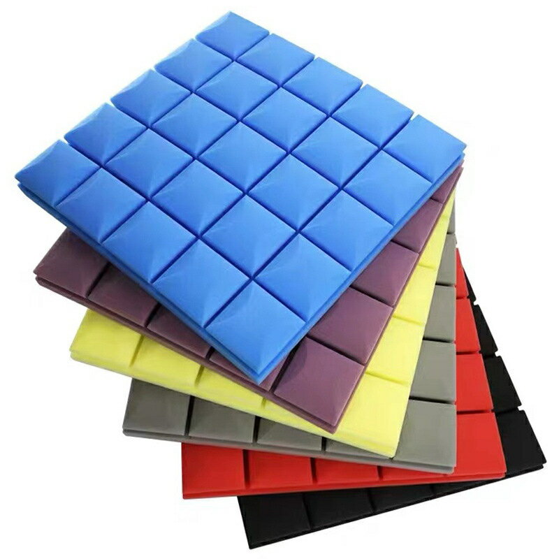 防音シート 壁 床 窓 貼る 50cm*50cm 吸音材 壁貼る 5枚セット 騒音対策 DIY 衝撃吸収 遮音シート 吸音..