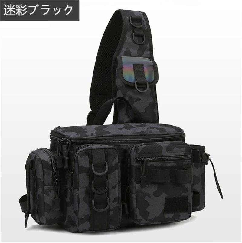 釣り バッグ フィッシングバッグ タックルバッグ ショルダーバッグ ウエストバッグ ランガンバッグ 防..