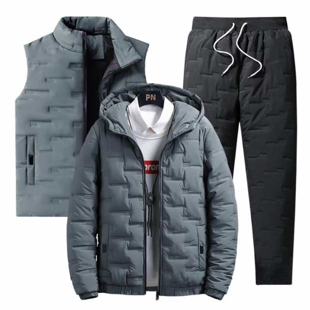 メンズ キルティング キルティング 防寒着 スポーツウェア 暖かい 中綿ベスト 厚手 中綿ジャケット ダ..