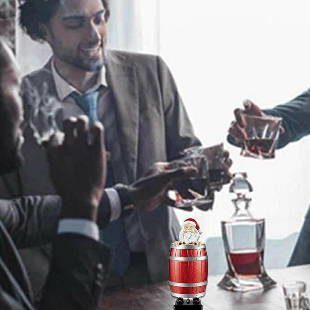 ＼新品応援2個セット／面白いタバコディスペンサー いたずら自動バウンスタバコケース木製の樽に入った..