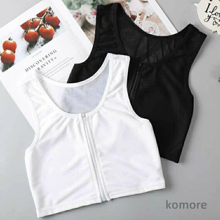 大きい 胸を小さく見せるブラ スポブラ スポーツブラ フロントファスナー ノンワイヤー 揺れない しっ..