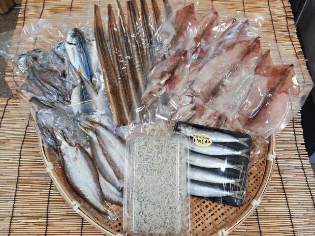 【送料無料】愛知の恵み　選べる地魚干物＆しらす