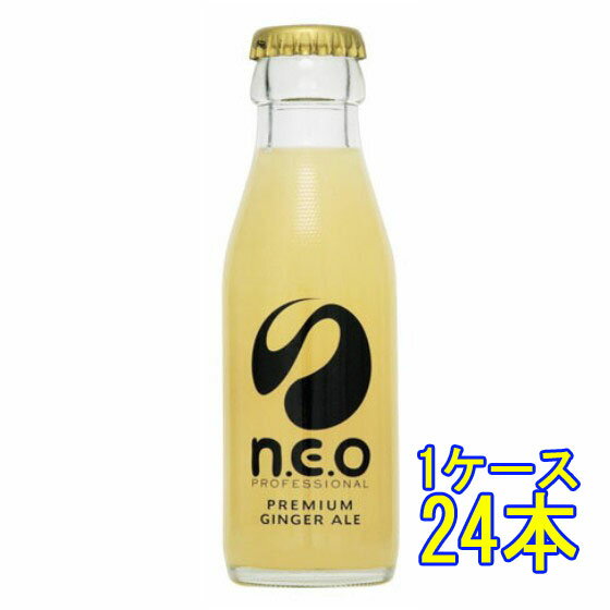 n.e.o ネオプロフェッショナルジンジャーエール 95ml 24本 瓶 友桝飲料 佐賀県 ノンアルコール飲料 ケース販売 お酒 父の日 プレゼント