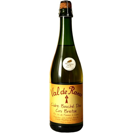シードル ヴァル・ド・ランス クリュ・ブルトン ドゥ 甘口 発泡 果実酒 750ml フランス ブルターニュ スパークリング りんご コンビニ受取対応商品 ヴィンテージ管理しておりません、変わる場合があります お酒 父の日 プレゼント