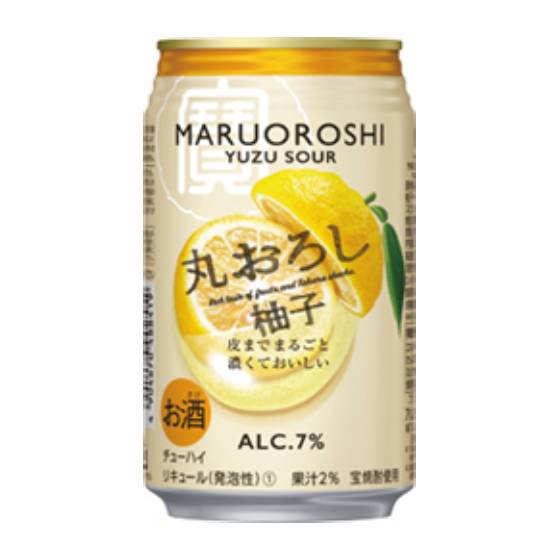 寶 丸おろしゆず 350ml 缶 24本 チューハイ ケース販売 タカラ 宝酒造 お酒 父の日 プレゼント