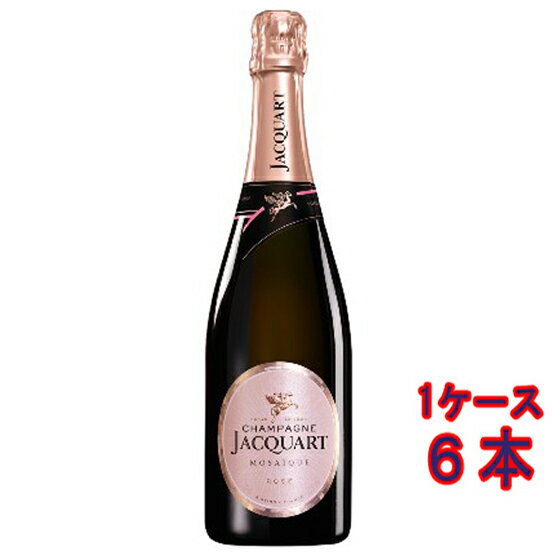 楽天酒楽SHOPジャカール モザイク ロゼ 発泡 750ml 6本 フランス シャンパーニュ シャンパン スパークリングワイン コンビニ受取対応商品 ヴィンテージ管理しておりません、変わる場合があります ケース販売 お酒 父の日 プレゼント