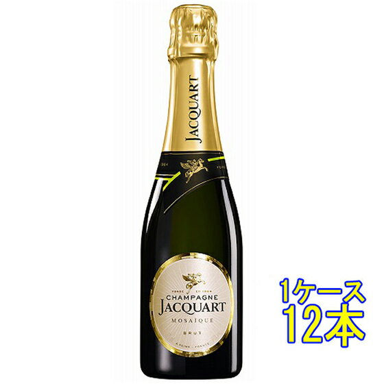 ジャカール モザイク ブリュット 白 発泡 375ml 12本 フランス シャンパーニュ シャンパン スパークリングワイン コンビニ受取対応商品 ヴィンテージ管理しておりません、変わる場合があります ケース販売 お酒 父の日 プレゼント