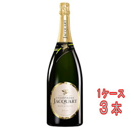 ジャカール モザイク ブリュット マグナム 白 発泡 1500ml 3本 フランス シャンパーニュ シャンパン スパークリングワイン マグナムボトル コンビニ受取対応商品 ヴィンテージ管理しておりません、変わる場合があります ケース販売