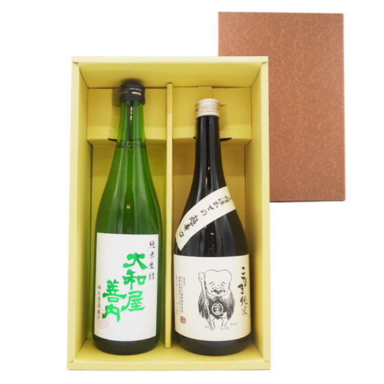 日本酒 純米酒 飲み比べセット「大和屋善内」「千代むすび」 720ml 2本 本州のみ送料無料 コンビニ受取対応商品 お酒…