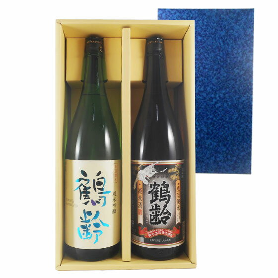 鶴齢 かくれい 飲み比べセット 純米吟醸＆純米酒 1800ml 2本セット 日本酒 青木酒造 新潟県 送料無料 あす楽 コンビニ受取対応商品 お酒 父の日 プレゼント