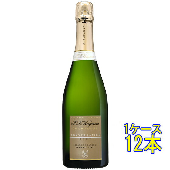 楽天酒楽SHOPジャン・ルイ・ヴェルニョン コンベルサシオン ブリュット 白 発泡 750ml 12本 フランス シャンパーニュ ブラン・ド・ブラン シャンパン スパークリングワイン コンビニ受取対応商品 ヴィンテージ管理してません、変わる場合あり ケース販売 お酒 父の日 プレゼント