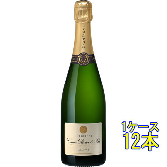 楽天酒楽SHOPヴ―ヴ・オリヴィエ ブリュット カルト・ドール 白 発泡 750ml 12本 フランス シャンパーニュ シャンパン スパークリングワイン コンビニ受取対応商品 ヴィンテージ管理しておりません、変わる場合があります ケース販売 お酒 父の日 プレゼント