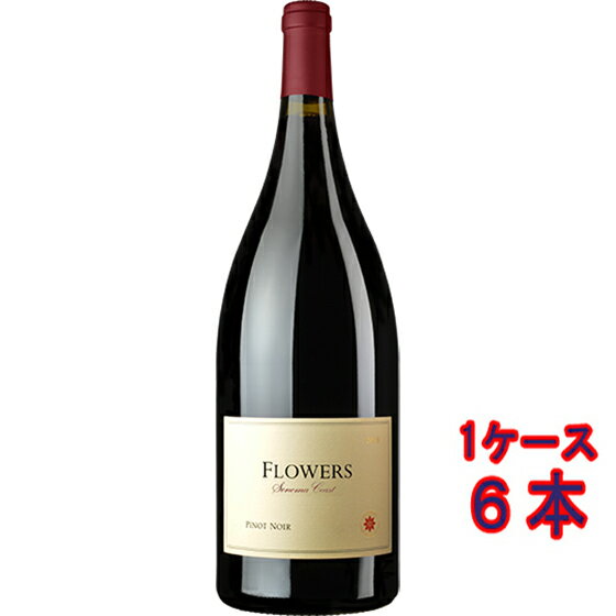 フラワーズ ソノマ・コースト ピノ・ノワール 赤 1500ml 6本 アメリカ合衆国 カリフォルニア ソノマ 赤ワイン マグナムボトル コンビニ受取対応商品 ヴィンテージ管理しておりません、変わる場合があります ケース販売 お酒 父の日 プレゼント