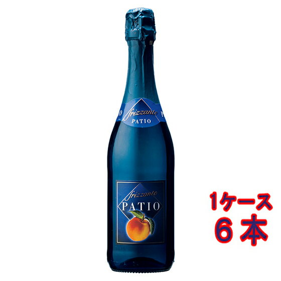 もものお酒 パティオ フリッツァンテ・ペスカ / ドネリ 白 発泡 甘口 果実酒 750ml 6本 チリ スパークリング 桃 ピーチ コンビニ受取対応商品 ヴィンテージ管理しておりません、変わる場合があります ケース販売 お酒 父の日 プレゼント