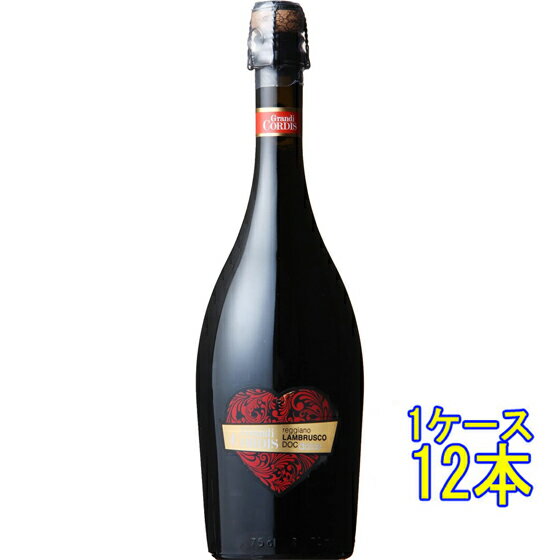 グランディ・コルディス ランブルスコ ドルチェ / チェヴィコ 赤 発泡 甘口 750ml 12本 イタリア エミリア・ロマーニャ スパークリングワイン コンビ...