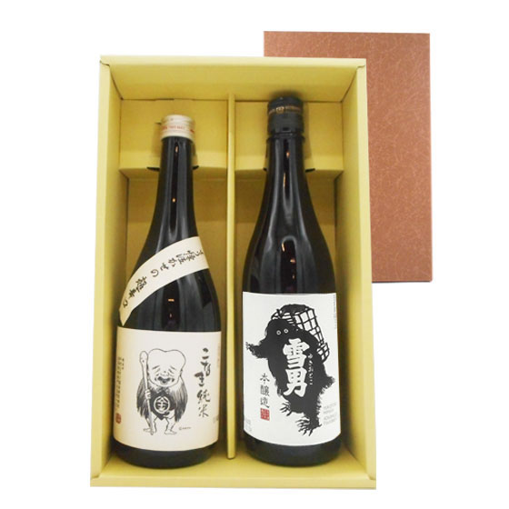 お酒 お中元 ギフト プレゼント ラベルが可愛い日本酒 辛口飲み比べセット「千代むすび」「鶴齢」 720ml 2本 本州のみ送料無料 コンビニ受取対応商品