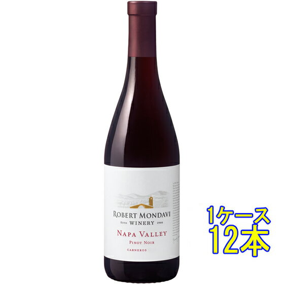 ロバート・モンダヴィ ピノ・ノワール 赤 750ml 12本 アメリカ合衆国 カリフォルニア ナパ・ヴァレー 赤ワイン コンビニ受取対応商品 ヴィンテージ管理しておりません、変わる場合があります ケース販売 お酒 父の日 プレゼント