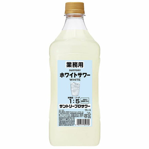 サントリー プロサワー ホワイト 1800ml 6本 リキュール ペット ケース販売 お酒 父の日 プレゼント