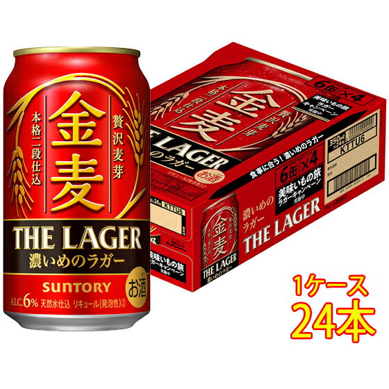 ＞＞ビール一覧はこちら ＞＞サントリーのビール一覧はこちら ＞＞この商品の500ml（缶）はこちら ＞＞この商品の350ml（缶）はこちら 商品名 サントリー 金麦 ザ・ラガー 缶 350ml 蔵元 サントリー 本数 24本 アルコール度数 6％ 原材料名 発泡酒（国内製造）（麦芽、ホップ、コーン、糖類）、スピリッツ（小麦） プリン体 約5.0mg/100ml当たり クール便 不要 当店について 「酒楽SHOP」は大正5年から続く、台東区の酒販店「ヤマロク」のインターネット通販ショップです 都内最大級の酒専用庫「純米入谷蔵」では蔵元さんから 直送いただいた純米酒を中心としたお酒を、温度管理・鮮度管理を徹底して、お客様のもとへお届けしております。ラッピングも承ります。ギフトやお中元・お歳暮、お世話になった方へ、日本酒・梅酒・焼酎などぜひご利用ください。 ◆こんなギフトシーンに◆ 内祝い・出産内祝い・結婚内祝い・快気内祝い・快気祝い・引出物・引き出物・結婚式・新築内祝い・お返し・入園内祝い・入学内祝い・就職内祝い・成人内祝い・退職内祝い・満中陰志・香典返し・志・法要・年忌・仏事・法事・法事引き出物・仏事法要・お祝い・御祝い・一周忌・三回忌・七回忌・出産祝い・結婚祝い・新築祝い・入園祝い・入学祝い・就職祝い・成人祝い・退職祝い・退職記念・お中元・御中元・暑中見舞い・暑中見舞・残暑見舞い・残暑見舞・お歳暮・御歳暮・寒中見舞い・お年賀・御年賀・正月・お正月・年越し・年末・年始・粗品・プレゼント・お見舞い・記念品・賞品・景品・二次会・ゴルフコンペ・ノベルティ・母の日・父の日・敬老の日・敬老祝い・お誕生日お祝い・バースデイ・クリスマス・クリスマスプレゼント・バレンタインデー・ホワイトデー・結婚記念日・贈り物・ギフト・ギフトセット・贈り物・お礼・御礼・手土産・お土産・お遣い物・ご挨拶・ご自宅用・贈答品・ご贈答・記念日・記念品・誕生日・誕生祝い・結婚記念日・引越し祝い・転居・昇進・栄転・感謝・還暦祝・華寿・緑寿・古希・喜寿・傘寿・米寿・卒寿・白寿・上寿・歓送迎会・歓迎会・送迎会・粗品・卒業祝い・成人式・成人の日・お見舞い・開店祝い・開業祝い・周年・イベント・協賛・ビジネス・法人・お彼岸・お返し・お酒・日本酒・地酒・芋焼酎・麦焼酎・黒糖焼酎・梅酒・和リキュール・仏事・お盆・新盆・初盆・御供え・お供え・パーティー・合コン・お見合い・花見・お花見・こだわり・蔵元直送・直送・ランキング・売れ筋・杜氏・クチコミ・ポイント・詰め合わせ・詰め合せセット・飲み比べ・飲み比べセット・お試し・おためし・セット・グルメ・お取り寄せ・酒楽SHOPサントリー 金麦 ザ・ラガー 缶 350ml 複雑で満足感のある味わいと食事に合う心地良い後味を両立。 皆様の日々の食事と合わせて、しっかりした麦の濃い味わいを楽しめます。 「金麦」ブランドこだわりの素材である「贅沢麦芽」を使用し、本格二段仕込製法を採用することで、麦芽本来のうまみを丁寧に引き出し、「飲みごたえと心地良い後味」を実現。 食べごたえのある食事と合わせても満足できる味わいに仕上げました。 ・『贅沢麦芽』仕込み ・ダイヤモンド麦芽一部使用 ・天然水100%仕込 ・季節ごとに味わいをととのえる ・本格二段仕込