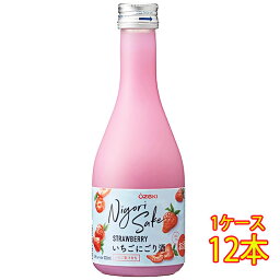 大関 いちごにごり酒 300ml 12本 兵庫県 大関酒造 日本酒 リキュール ケース販売 コンビニ受取対応商品 お酒 母の日 プレゼント