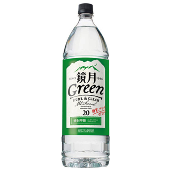 サントリー 鏡月 Green 20度 1800ml 焼酎 甲類 業務用 ペットボトル お酒 父の日 プレゼント