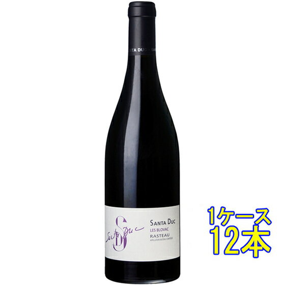 ラストー レ・ブロヴァック / サンタ・デュック 赤 750ml 12本 フランス コート・デュ・ローヌ 赤ワイン ケース販売 コンビニ受取対応商品 ヴィンテージ管理しておりません、変わる場合があります お酒 父の日 プレゼント