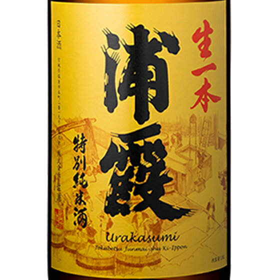 浦霞 うらかすみ 特別純米酒 生一本 きいっぽん 180ml / 720ml / 1800ml 宮城県 株式会社佐浦 日本酒 コンビニ受取対応商品 お酒 父の日 プレゼント