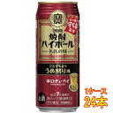 タカラ 焼酎ハイボール 立石宇ち多゛のうめ割り風 500ml 缶 24本 チューハイ ケース販売 タカラ 宝酒造 お酒 お中元 プレゼント